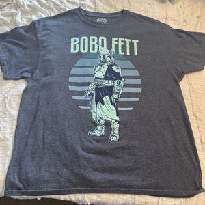 Star Wars Adult XL Bobo Fett Graphic Tee Tshirt